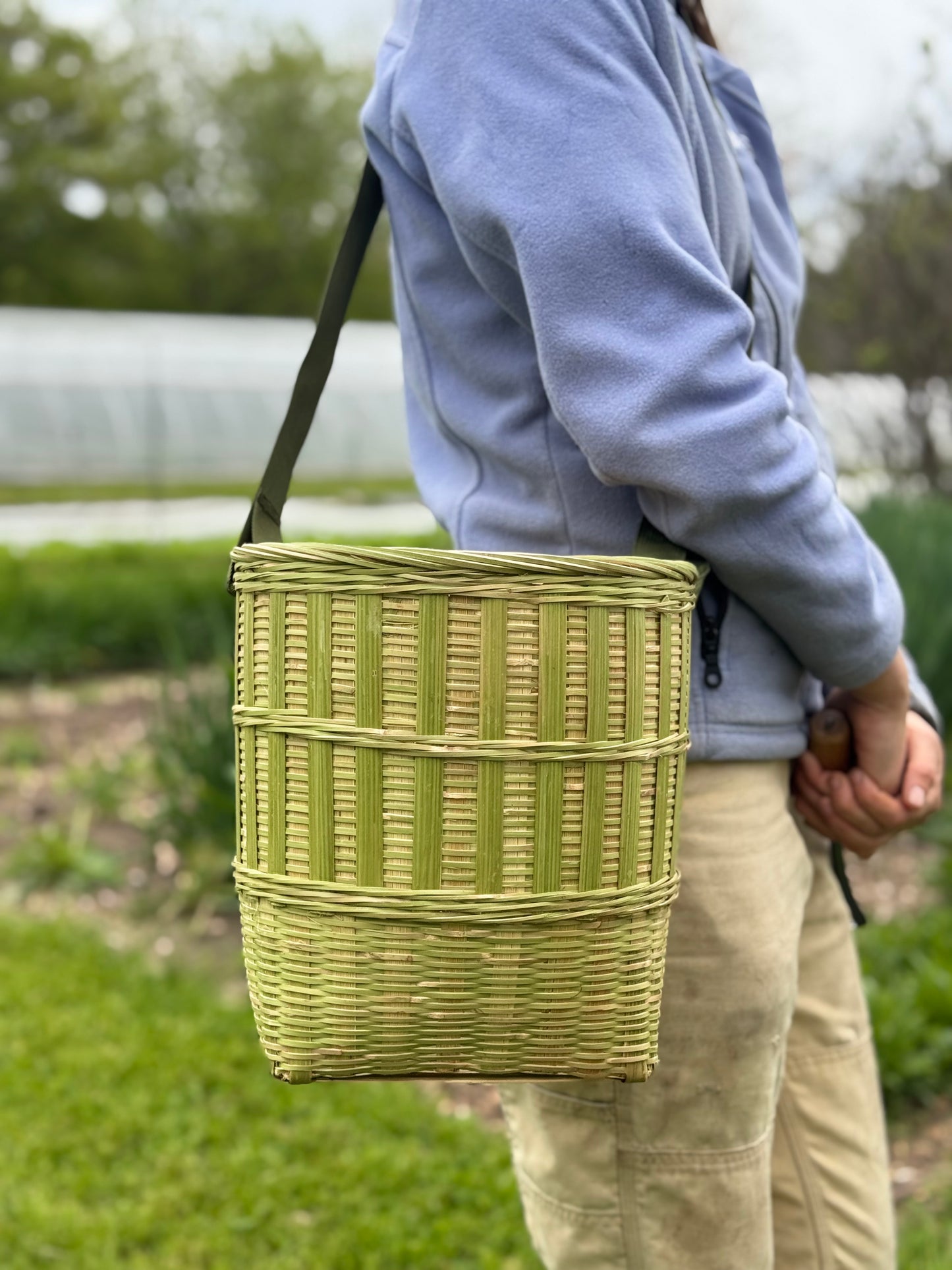 Crossbody Harvest Basket