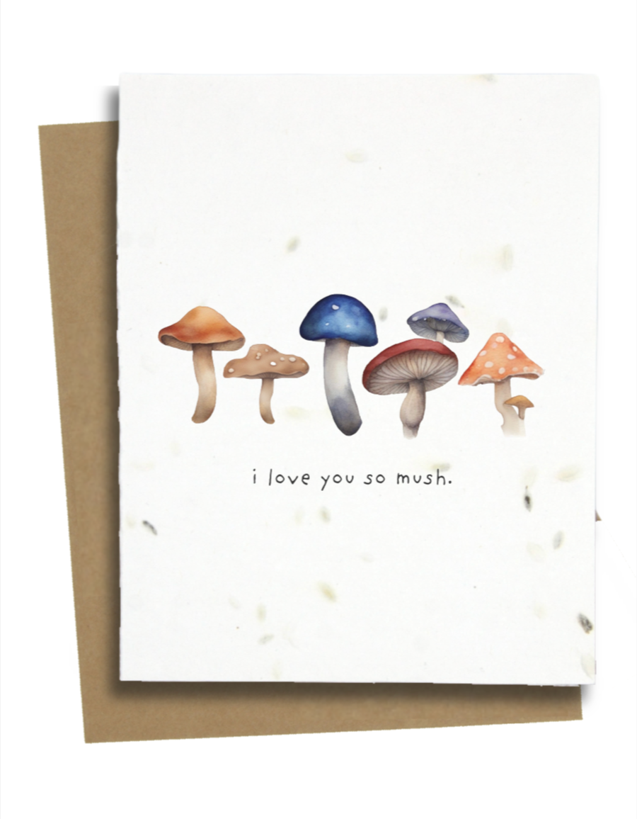 Mushroom Birthday Card