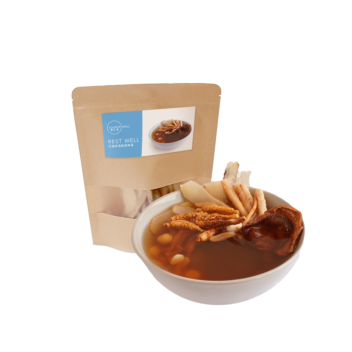 Souperwell Rest herbal soup pack