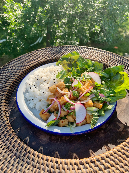 Tofu Larb - Thai Tofu Sald